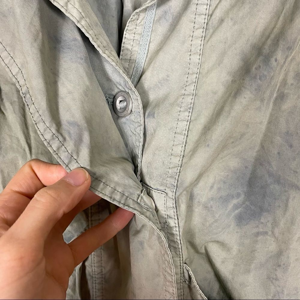Free People Light Green‎ with Blue Tie Dye Parachute Jacket - Picture 8 of 12
